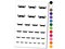 Imperial Mustache Moustache Silhouette Temporary Tattoo Water Resistant Fake Body Art Set Collection